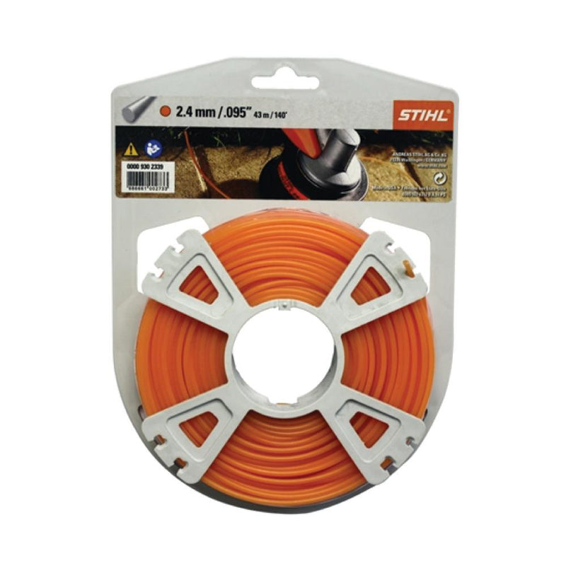 Fir nylon Stihl rotund  2,4 mm x 420 m Portocaliu