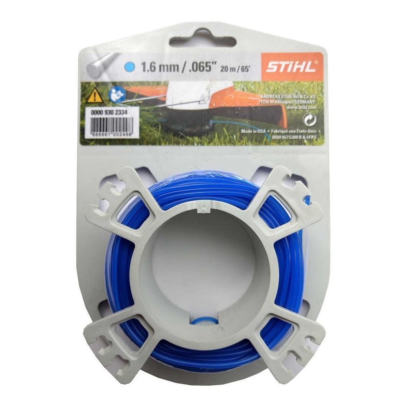 Fir nylon Stihl rotund 1.6 mm x 19 m albastru