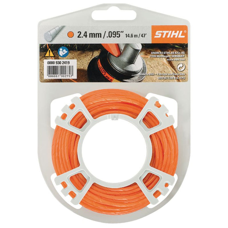 Fir nylon silentios rotund 2.4mm x 14 m STIHL 00009302419