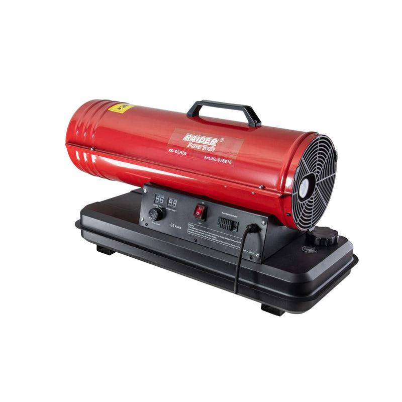 Tun de caldura Raider RD-DSH20 Diesel putere 20 kW debit 600 mch rezervor 25 L