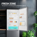 Combina frigorifica Samus SCX755NFE volum 435 l Full No Frost Afisaj electronic LCD Super Freeze Termostat electronic reglabil 3 sertare la congelator H 188 cm