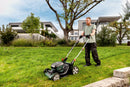 Masina gazon Metabo RM 36-18 LTX BL46 cu acumulatori motor fara perii latime lucru 46 cm volum cos 55 l Acumulatori 2 x 18V / 5.2 Ah Incarcator dublu ASC 145 Duo "Air cooled"