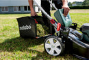 Masina gazon Metabo RM 36-18 LTX BL46 cu acumulatori motor fara perii latime lucru 46 cm volum cos 55 l Acumulatori 2 x 18V / 5.2 Ah Incarcator dublu ASC 145 Duo "Air cooled"