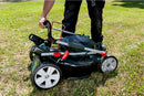 Masina gazon Metabo RM 36-18 LTX BL46 cu acumulatori motor fara perii latime lucru 46 cm volum cos 55 l Acumulatori 2 x 18V / 5.2 Ah Incarcator dublu ASC 145 Duo "Air cooled"