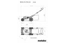 Masina gazon Metabo RM 36-18 LTX BL46 cu acumulatori motor fara perii latime lucru 46 cm volum cos 55 l Acumulatori 2 x 18V / 5.2 Ah Incarcator dublu ASC 145 Duo "Air cooled"