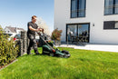 Masina gazon Metabo RM 36-18 LTX BL36 cu acumulatori latime lucru 36 cm volum cos 45 l Acumulatori 2 x 18V / 5.2 Ah Incarcator 2 x ASC 55 "Air cooled"