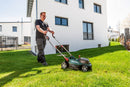 Masina gazon Metabo RM 36-18 LTX BL36 cu acumulatori latime lucru 36 cm volum cos 45 l Acumulatori 2 x 18V / 5.2 Ah Incarcator 2 x ASC 55 "Air cooled"