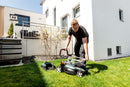 Masina gazon Metabo RM 36-18 LTX BL36 cu acumulatori latime lucru 36 cm volum cos 45 l Acumulatori 2 x 18V / 5.2 Ah Incarcator 2 x ASC 55 "Air cooled"