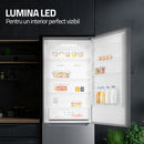 Combina frigorifica Samus SCX755NFE volum 435 l Full No Frost Afisaj electronic LCD Super Freeze Termostat electronic reglabil 3 sertare la congelator H 188 cm
