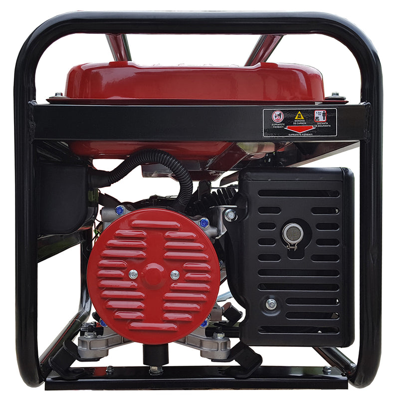 Generator curent electric profesional cu alimentare hibrida GPL/Benzina Media Line MLG 3500/2 putere maxima 3,8 KVA(3 KW) AVR motor 7 CP monofazat bobinaj 100% cupru