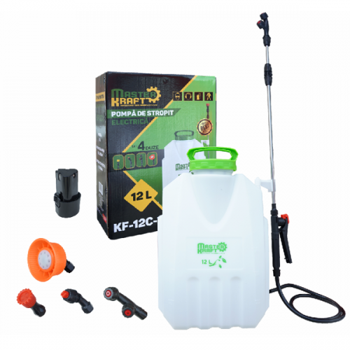 Pompa de stropit electrica (Vermorel) 12L Master Kraft KF-12C-1