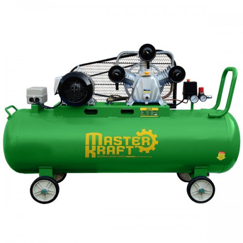 Compresor de aer 200L MasterKraft 4000W 3 pistoni LAV-0.36/10 curea 380V