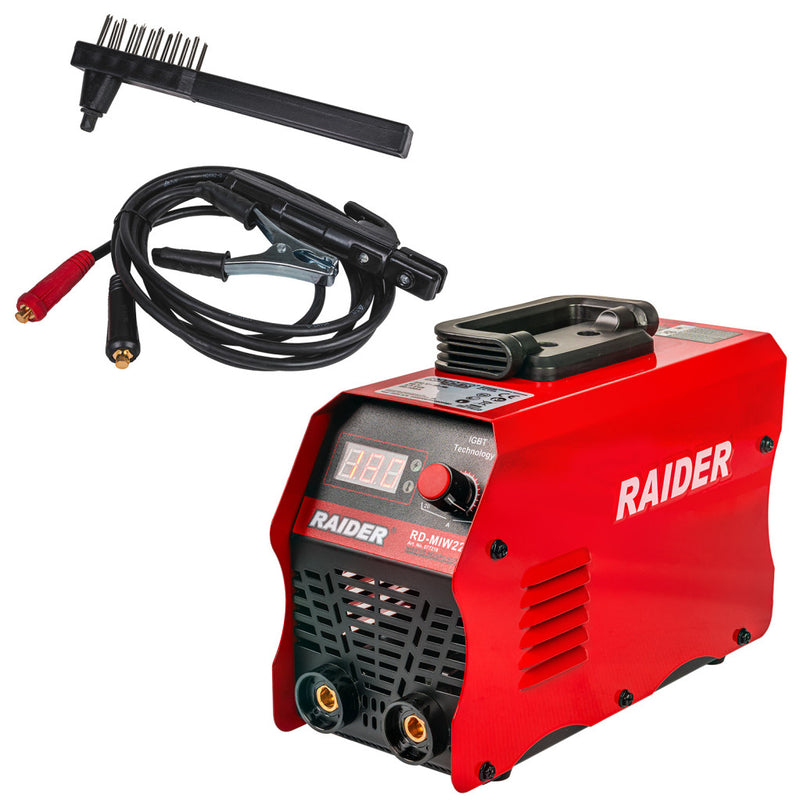 Aparat de sudura inverter Raider RD-MIW220 interval curent 20-180A Display