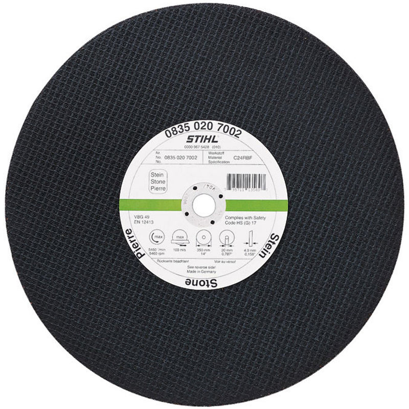 Disc abraziv STIHL K-BA D400 mm din rasina sintetica pentru piatra 08350207002