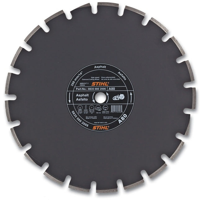 Disc diamantat A80 D400 mm STIHL 08350801009
