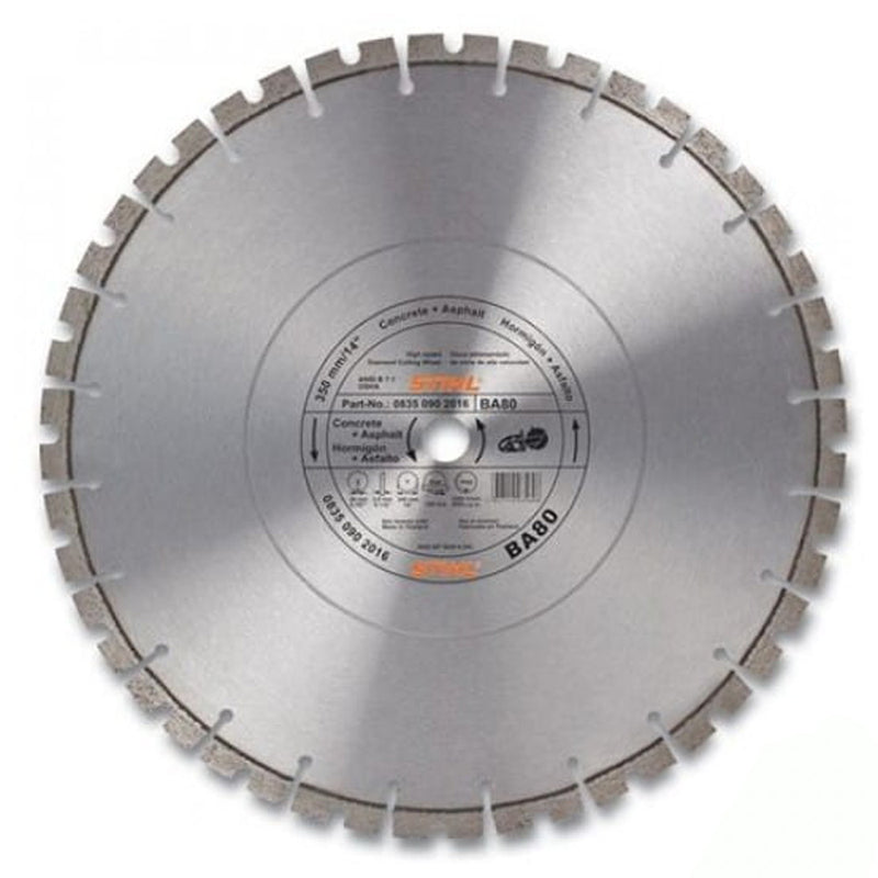 Disc diamantat D-BA80 D350 mm STIHL 08350907006