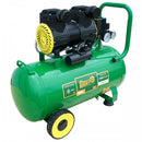 Compresor de aer 50L, 1.2 kW, 2 cilindri, fara ulei MasterKraft LSD-1600W/50 Silentios