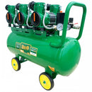 Compresor de aer 70L 2.1 kW 6 cilindri fara ulei MasterKraft LSD-1280W/70/3 Silentios