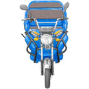 Tricicleta electrica DKD L2E-U putere 1200W 3+1 viteze 32km/h bena 150x100x45 cm basculabila obloane rabatabile autonomie 60 Km acumulatori 6x12V/45Ah