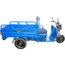 Tricicleta electrica DKD L2E-U putere 1200W 3+1 viteze 32km/h bena 150x100x45 cm basculabila obloane rabatabile autonomie 60 Km acumulatori 6x12V/45Ah