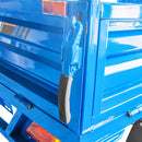 Tricicleta electrica DKD L2E-U putere 1200W 3+1 viteze 32km/h bena 150x100x45 cm basculabila obloane rabatabile autonomie 60 Km acumulatori 6x12V/45Ah