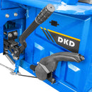 Tricicleta electrica DKD L2E-U putere 1200W 3+1 viteze 32km/h bena 150x100x45 cm basculabila obloane rabatabile autonomie 60 Km acumulatori 6x12V/45Ah