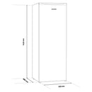 Congelator Albatros CA215NE 168 litri clasa E 4 sertare + 1 raft glisant termostat reglabil usa reversibila picioare reglabile alb