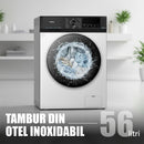 Masina de spalat rufe Samus WSED8128IDM 8 kg Inverter Direct Motor 16 programe 1200 rotatii Clasa energetica A