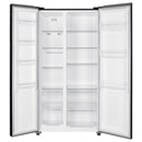 Frigider Side by Side Samus SSBG-557NFE 442 litri clasa E inaltime 177 cm No Frost afisaj LCD lumina interioara LED picioare reglabile usi din sticla