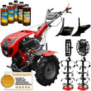 Motocultor Weima WM1100BE-6 motor 10 CP diesel 6 viteze latime lucru 135 cm pornire electrica reductor usor/greu roti metal rarita reglabila plug arat 5l ulei AgroPro