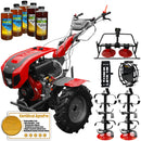 Motocultor Weima WM1100BE-6 motor 10 CP diesel 6 viteze latime lucru 135 cm pornire electrica reductor usor/greu cositoare tambur rotativ 88 cm 5l ulei AgroPro