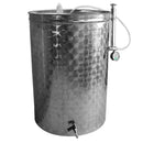 Cisterna inox cu capac flotant eco fpn 200L Fabricat in Italia