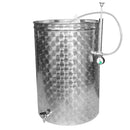 Cisterna inox cu capac flotant eco fpn 150L Fabricat in Italia