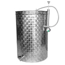 Cisterna inox cu capac flotant eco fpn 150L Fabricat in Italia