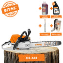 Motofierastrau STIHL MS 362 putere 4.8CP lama 40cm 1.6mm pas lant 3/8" + ulei amestec 2T 1L + ulei forest plus 2L + extra lant + pila lant