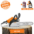 Motofierastrau STIHL MS 162 putere 1.6 CP lama 35 cm pas lant 3/8" 61PMM3 + ulei amestec 2T 1L + ulei forest plus 2L