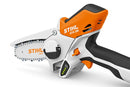 Fierastrau STIHL GTA 26 putere 0.18 kW lama 10 cm pas lant 1/4" sistem AS-GTA 26 Set cu 1 acu si inc. + extensie telescopica
