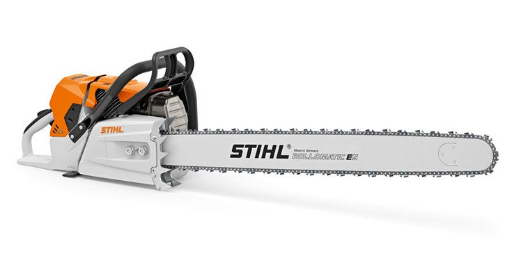 Motofierastrau profesional STIHL MS 881 putere 8.7CP lama 105 cm pas lant .404" RS + ulei amestec 2T 1L + ulei forest plus 2L + extra lant + extra sina + pila lant