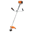 Motocoasa STIHL FS 91 motor 1.3 CP latime lucru 42 cm cutit pentru iarba 230-2 chinga dubla pentru umeri + ulei amestec 2T 1L + AutoCut 27-2 + viziera cu antifoane