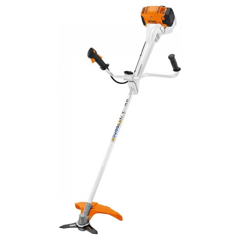 Motocoasa profesionala STIHL FS 311 putere 1.9 CP latime lucru 48cm cutit taietor pentru tufisuri 300-3 centura universala advance plus + ulei amestec 2T 1L + AutoCut 46-2 + viziera cu antifoane