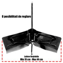 Set 6 Accesorii agricole AgroPro plug arat rarita reglabila plug cartofi cultivator plug reversibil roti metalice 40 cm manicot 32 mm