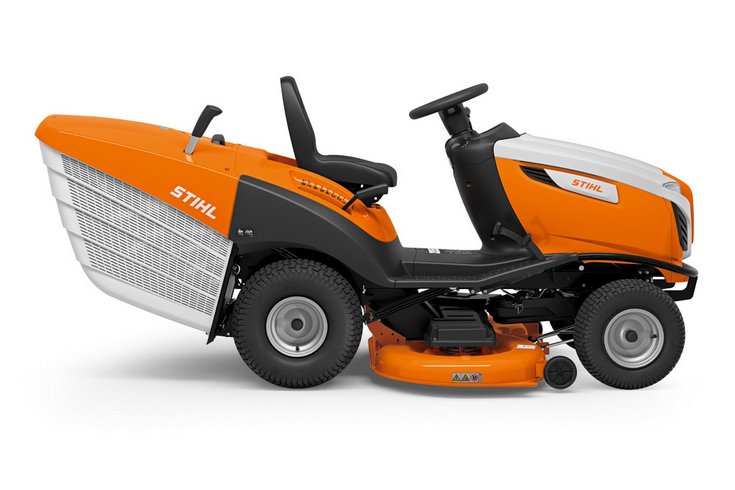 Tractoras de tuns gazon STIHL RT 6127 ZL putere 21CP benzina latime taiere 125 cm cos colector 350 L afisaj LCD