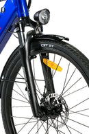 Bicicleta electrica Ztech ZT-84M Eel-M viteza maxima 25 km/h putere 250W acumulator 12Ah/36V nu necesita permis-Albastru