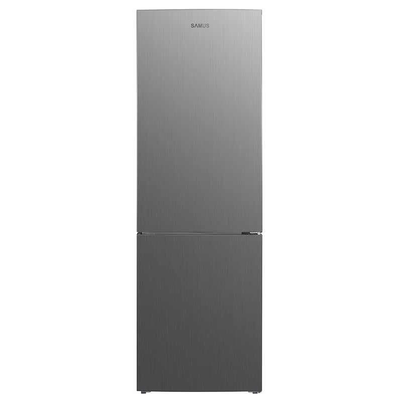 Combina frigorifica Samus SCX396E 315 litri clasa E inaltime 186 cm termostat reglabil dezghetare automata la frigider usi reversibile lumina interioara tip LED picioare reglabile