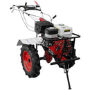 Motocultor profesional Media Line 15000/5 CF motor 15 CP latime lucru 120 cm freze roti cauciuc rarita fixa roti metal cultivator plug reversibil 5L ulei AgroPro