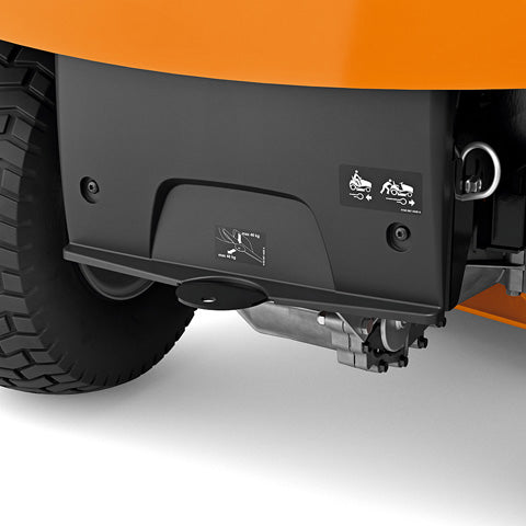 Tractoras de tuns gazon STIHL RT 6127 ZL putere 21CP benzina latime taiere 125 cm cos colector 350 L afisaj LCD