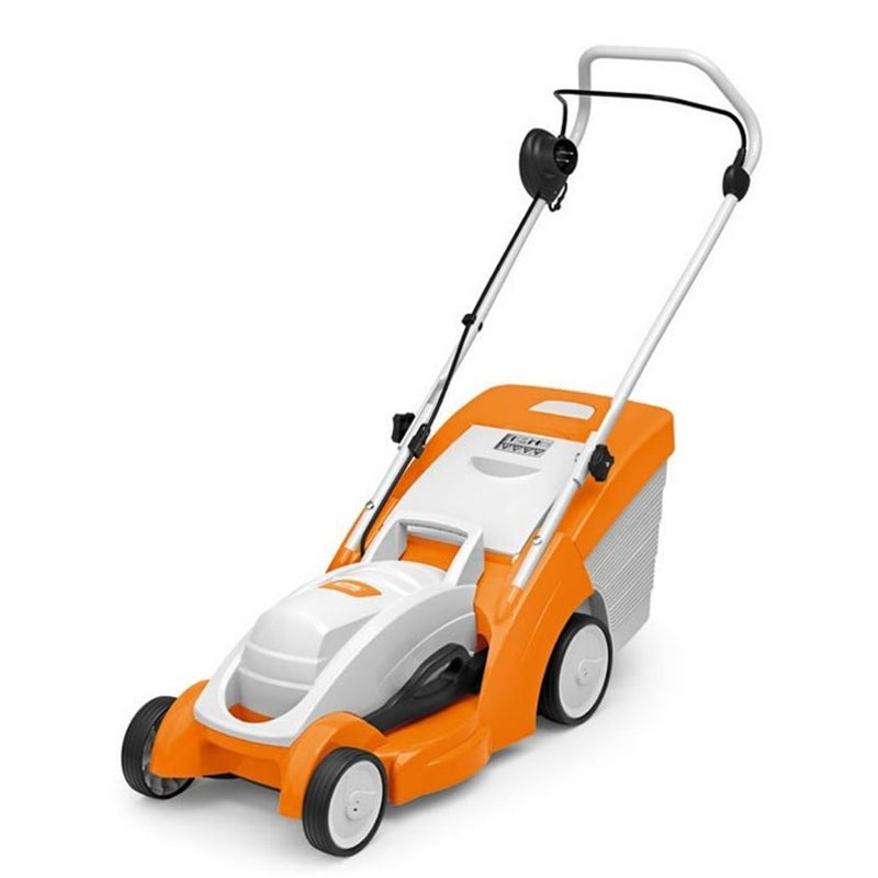 Masina de tuns iarba electrica STIHL RME 339 C actionare prin impingere motor 1200 W latime taiere 37 cm cos colector 40 L