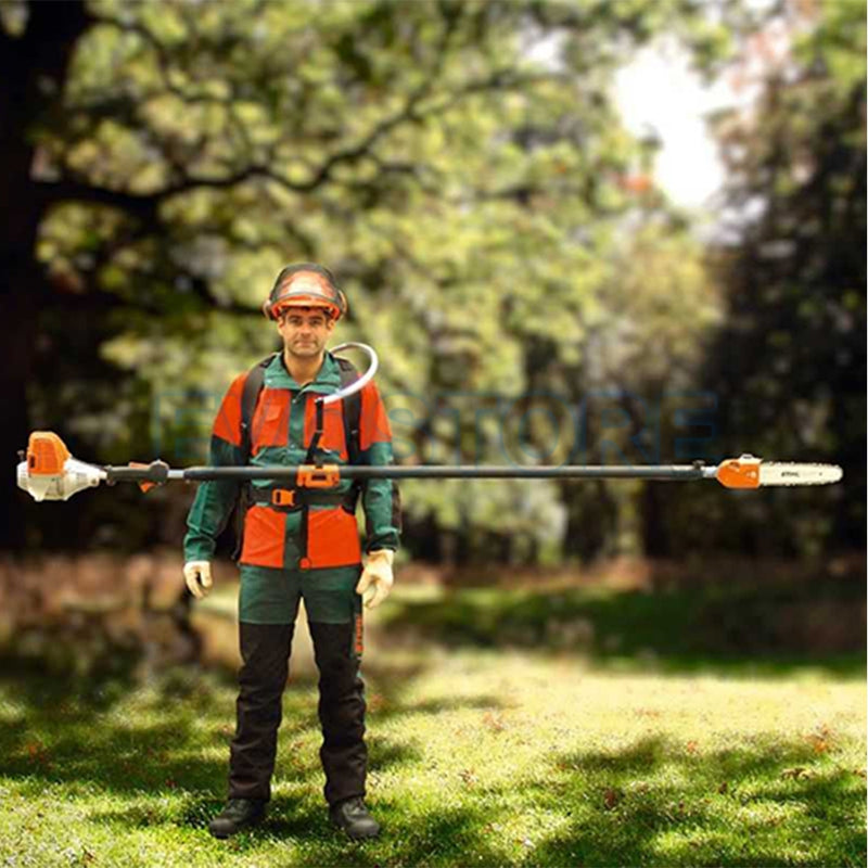 Motofierastrau telescopic profesional STIHL HT 105 putere 1.05 kW benzina lama 30 cm pas lant 1/4" lungime 390 cm