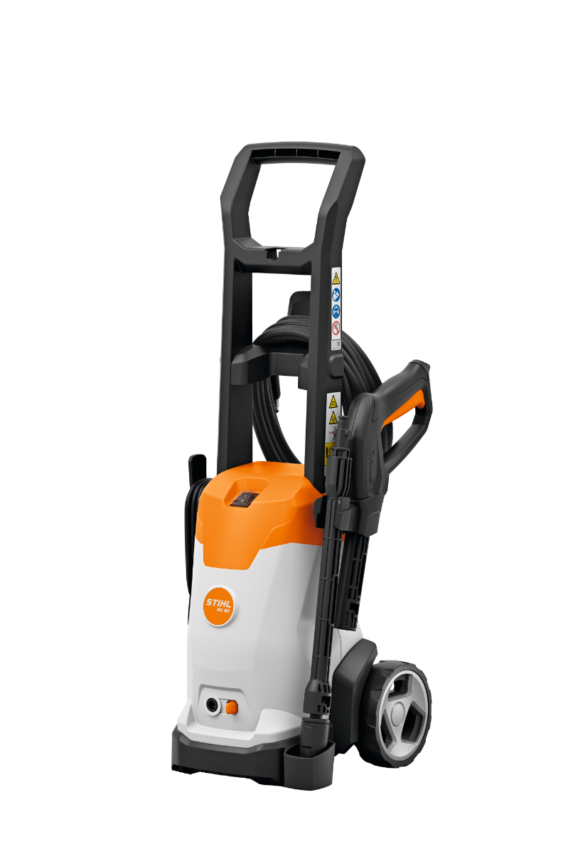 Spalator cu inalta presiune electric STIHL RE 90 putere 2.1 kW presiune 130 bar debit apa 440 l/h roti