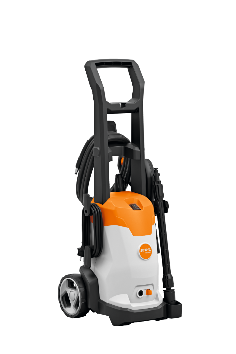 Spalator cu inalta presiune electric STIHL RE 90 putere 2.1 kW presiune 130 bar debit apa 440 l/h roti